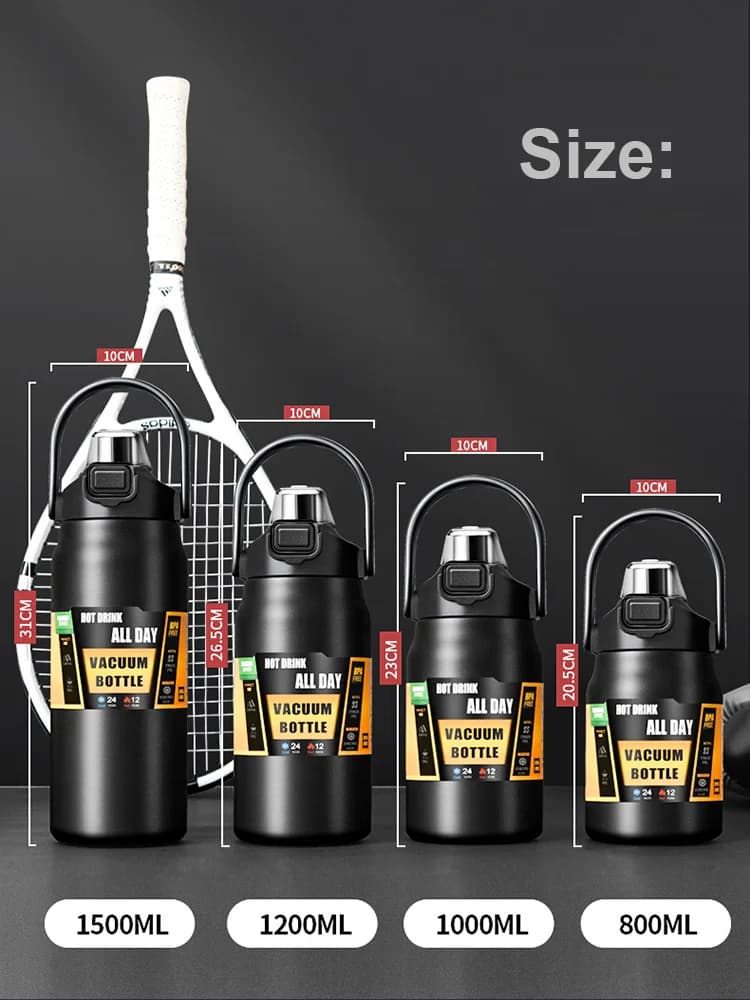 Copo Térmico Outdoor com Canudo 0.8-1.5L