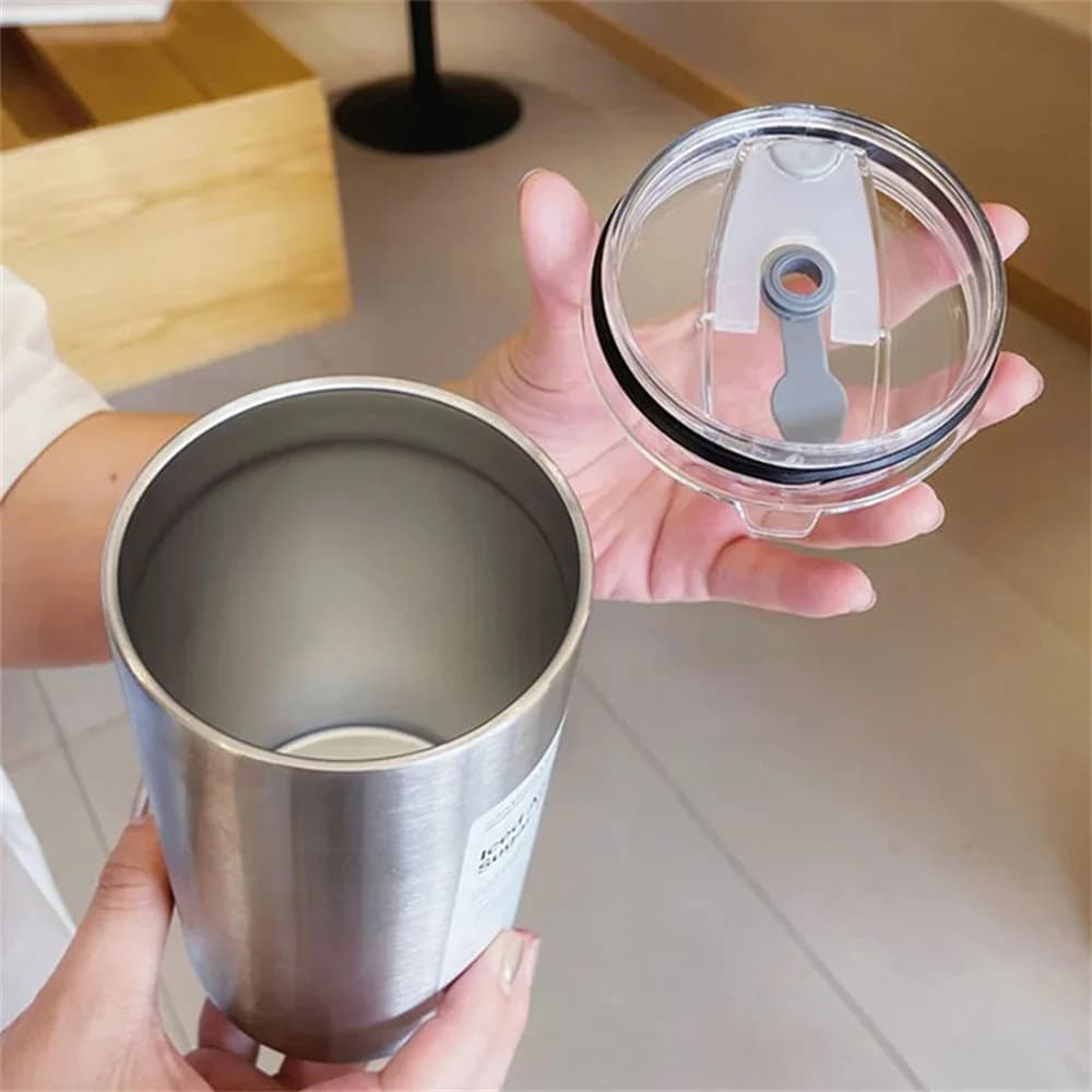 Caneca Térmica com Canudo 600ml