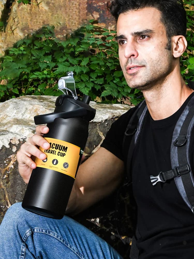 Copo Térmico Outdoor com Canudo 0.8-1.5L